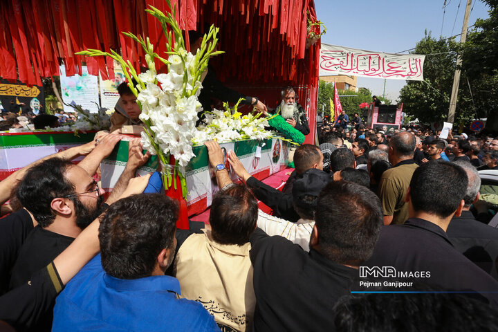 مراسم تشییع سردار شهید میثم رضوان‌پور