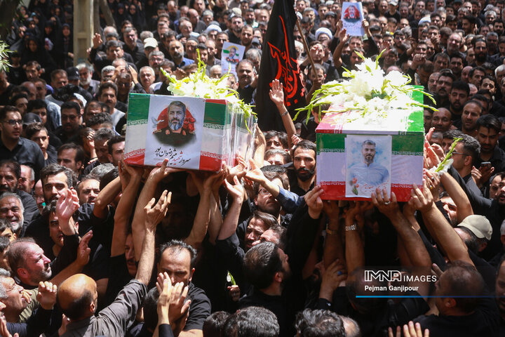 مراسم تشییع سردار شهید میثم رضوان‌پور