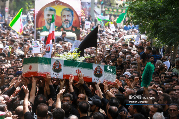 مراسم تشییع سردار شهید میثم رضوان‌پور