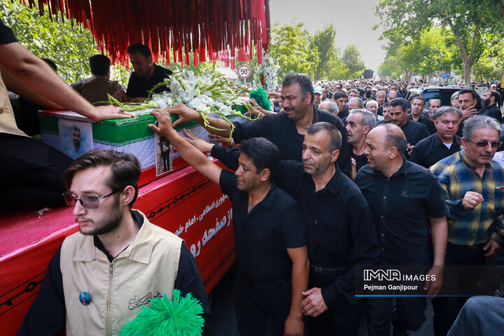 مراسم تشییع سردار شهید میثم رضوان‌پور