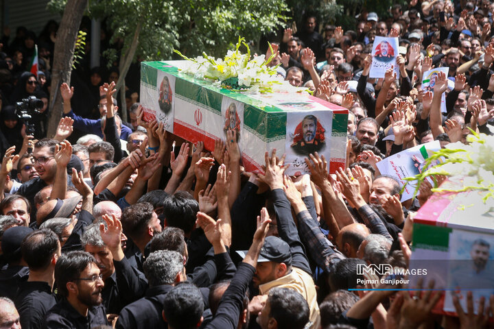 مراسم تشییع سردار شهید میثم رضوان‌پور