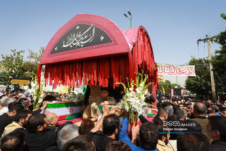 مراسم تشییع سردار شهید میثم رضوان‌پور