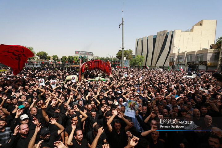 مراسم تشییع سردار شهید میثم رضوان‌پور