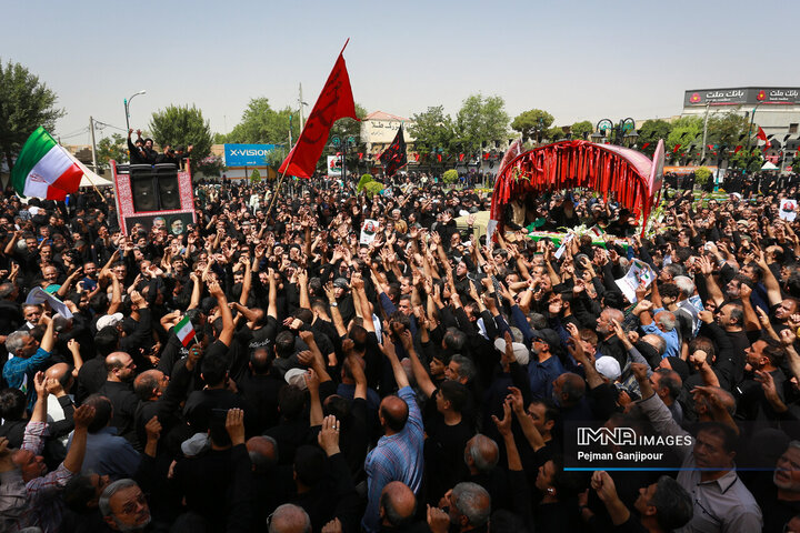 مراسم تشییع سردار شهید میثم رضوان‌پور