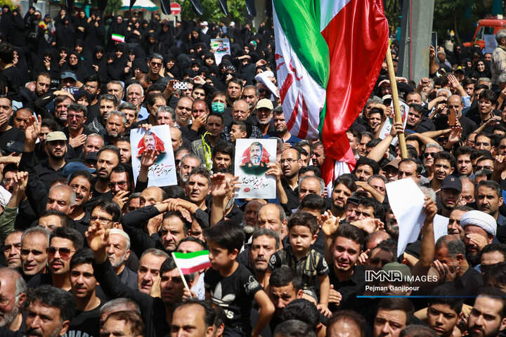 مراسم تشییع سردار شهید میثم رضوان‌پور