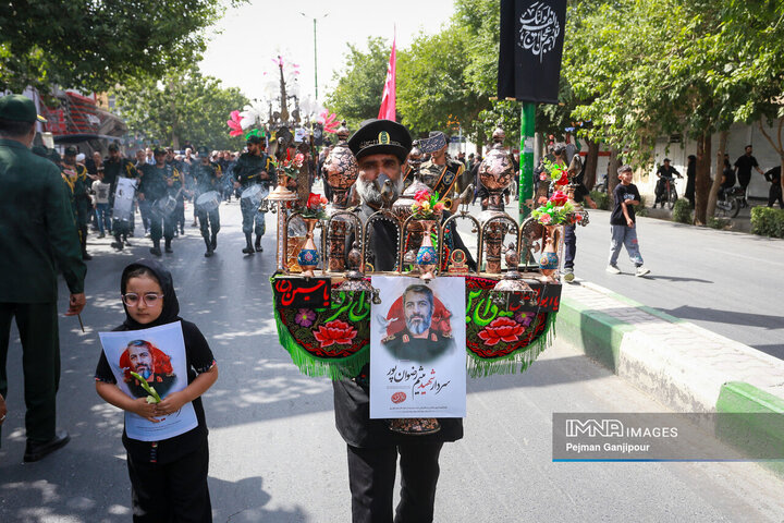 مراسم تشییع سردار شهید میثم رضوان‌پور