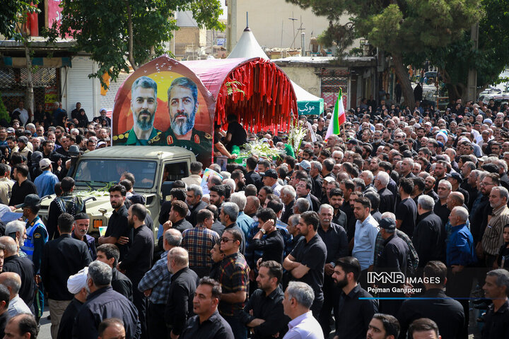 مراسم تشییع سردار شهید میثم رضوان‌پور