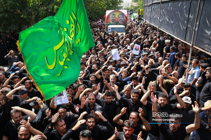 مراسم تشییع سردار شهید میثم رضوان‌پور