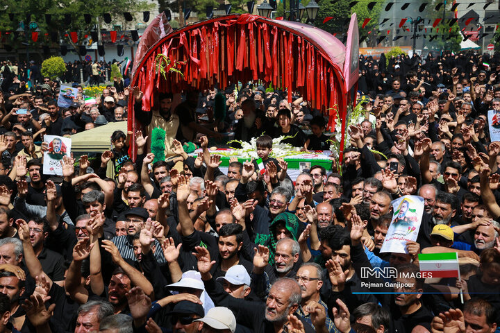 مراسم تشییع سردار شهید میثم رضوان‌پور