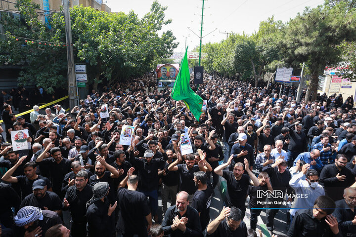 مراسم تشییع سردار شهید میثم رضوان‌پور