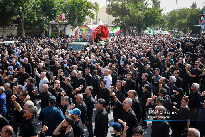 مراسم تشییع سردار شهید میثم رضوان‌پور