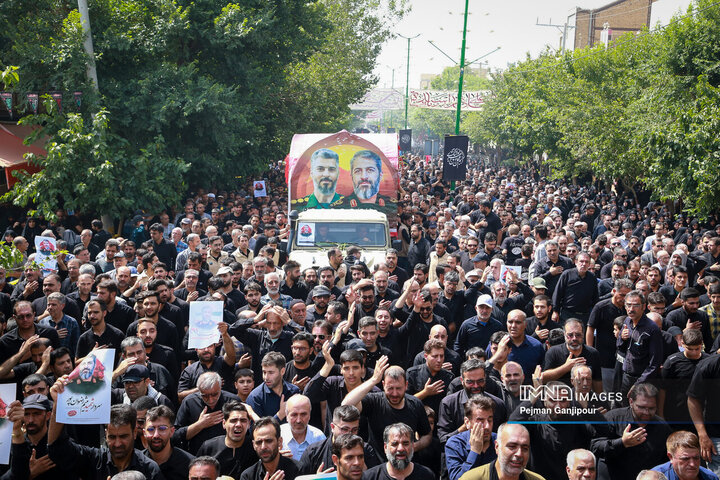 مراسم تشییع سردار شهید میثم رضوان‌پور