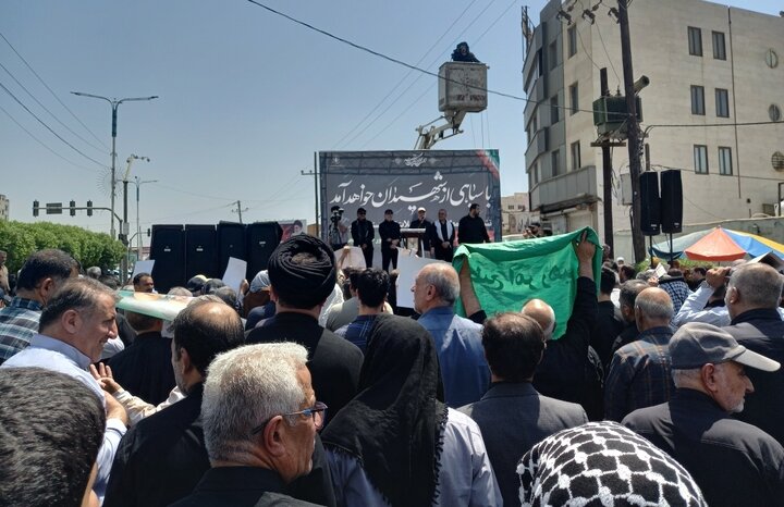 ایستادگی قهرمانانه مردم  در مقابله با توهم رژیم صهیونیستی