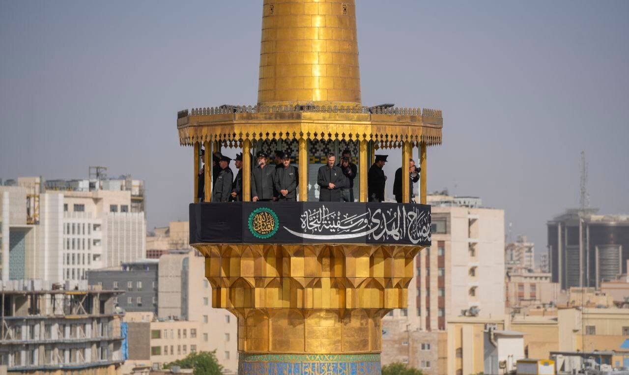 آئین سنتی «صلا» در حرم مطهر رضوی برگزار شد + عکس