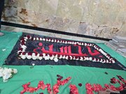 پیکر مطهر شهید «علی‌اکبر طهرانچی» و «فریدون عباسی» به خاک سپرده شد + فیلم