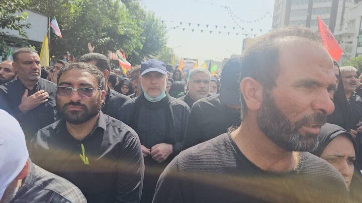 حضور قالیباف در مراسم تشییع شهدای اقتدار + فیلم