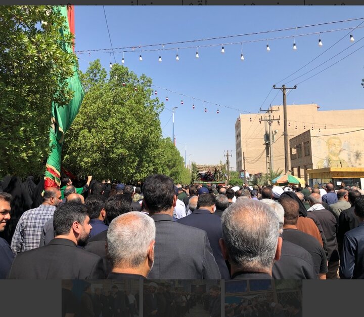 تشییع پیکر ۲ تن از شهدای خوزستانی حمله رژیم صهیونی به زندان اوین