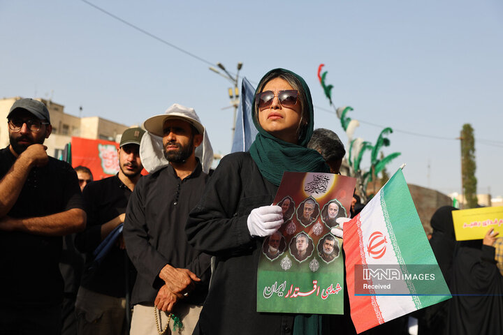 مراسم تشییع شهدای اقتدار ایران در تهران