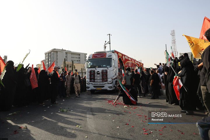 مراسم تشییع شهدای اقتدار ایران در تهران