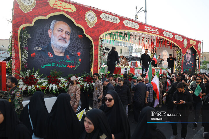 مراسم تشییع شهدای اقتدار ایران در تهران