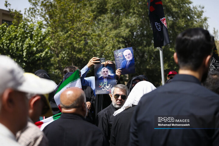 مراسم تشییع شهدای اقتدار ایران در تهران