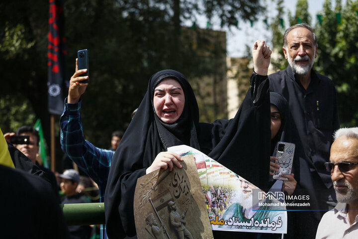 مراسم تشییع شهدای اقتدار ایران در تهران