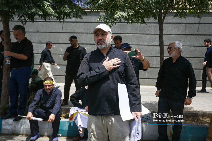 مراسم تشییع شهدای اقتدار ایران در تهران