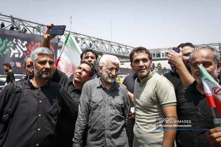 مراسم تشییع شهدای اقتدار ایران در تهران