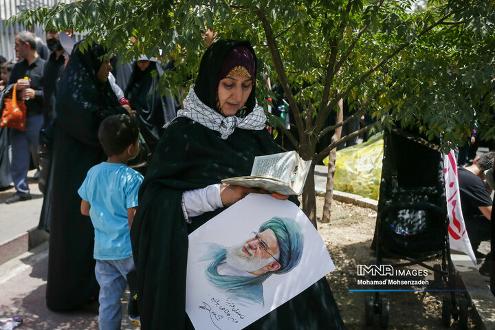 مراسم تشییع شهدای اقتدار ایران در تهران