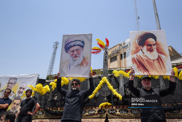 تشیع شهدای اقتدار در تهران