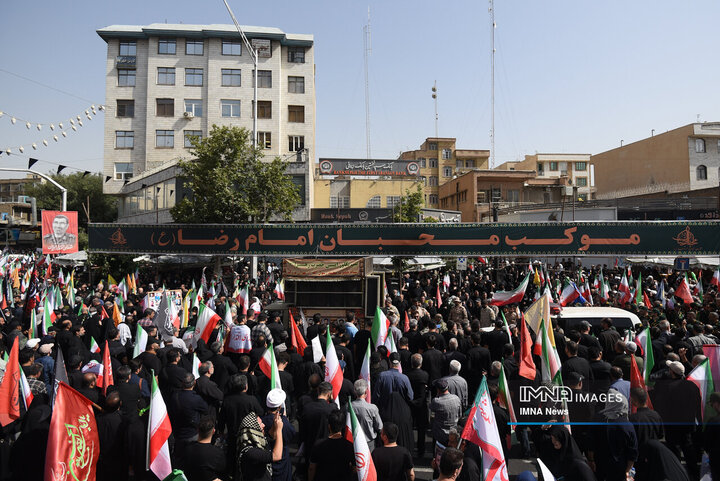 تشیع شهدای اقتدار در تهران