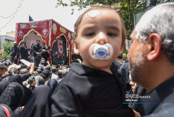 تشیع شهدای اقتدار در تهران