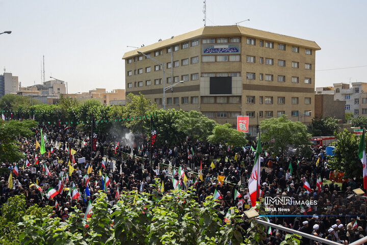 تشیع شهدای اقتدار در تهران