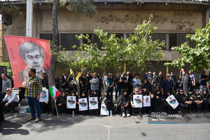 تشیع شهدای اقتدار در تهران