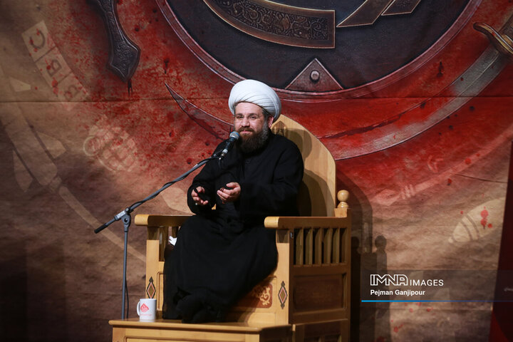 عزاداری شب سوم محرم در هیئت «انصارالحسین(ع)»