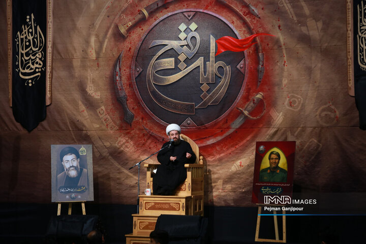 عزاداری شب سوم محرم در هیئت «انصارالحسین(ع)»