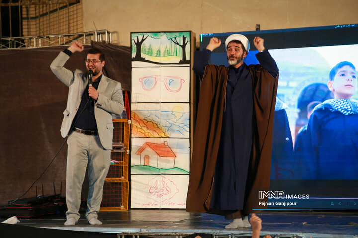 عزاداری شب سوم محرم در هیئت «انصارالحسین(ع)»