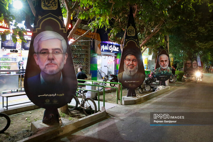 عزاداری شب سوم محرم در هیئت «انصارالحسین(ع)»