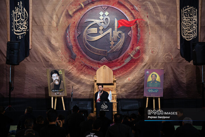 عزاداری شب سوم محرم در هیئت «انصارالحسین(ع)»