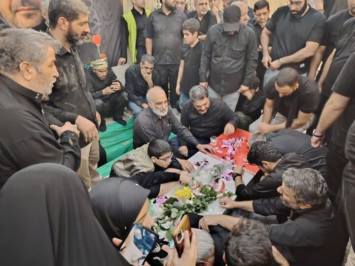 سردار شهید مسعود شانه‌ئی در دل خاک آرام گرفت