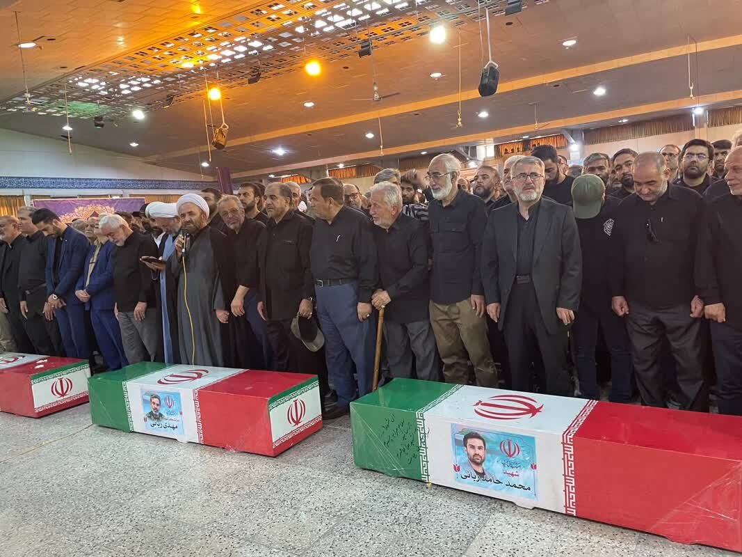 خاکسپاری شهید ربانی در گلزار شهدای تهران