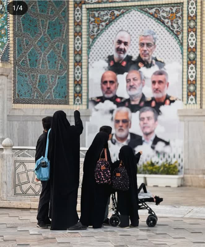 تصاویر شهدای اقتدار، قصههای بیپایان ایثار در صحن قدس