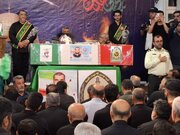 فیلم| وداع آملی ها با شهید وطن دهه هشتادی