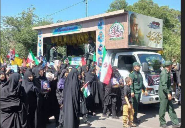 وداع غرورآفرین با سردار جبهه مقاومت؛ حاج رمضان به آغوش وطن بازگشت