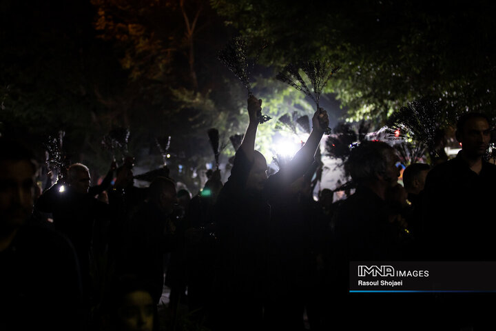 عزاداری زنجیرزنان رهنانی در دهه اول محرم