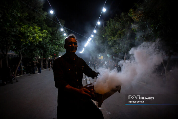 عزاداری زنجیرزنان رهنانی در دهه اول محرم