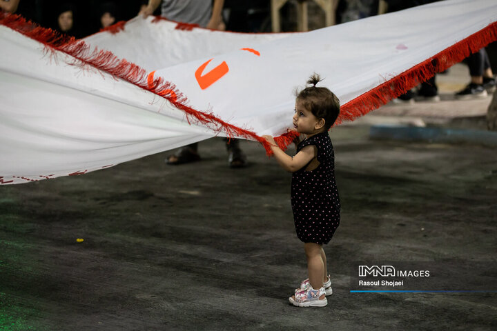 عزاداری زنجیرزنان رهنانی در دهه اول محرم