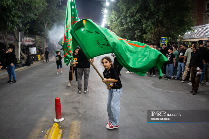 عزاداری زنجیرزنان رهنانی در دهه اول محرم