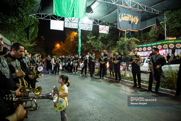 عزاداری زنجیرزنان رهنانی در دهه اول محرم