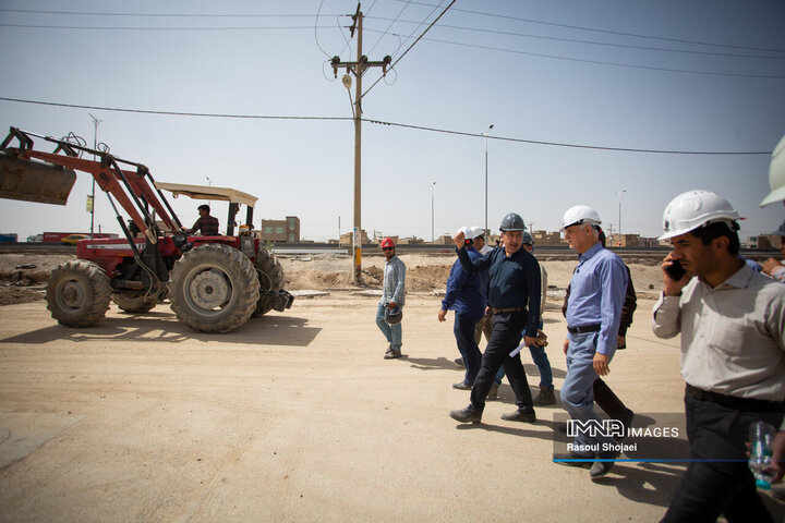 بازدید شهردار اصفهان از پروژه‌های منطقه 14